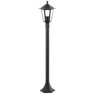 Brilliant Außenstandleuchte Glas Metall 100,0 cm 1x E27 schwarz
