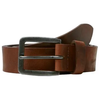 JACK & JONES Herrengürtel Leder braun 80