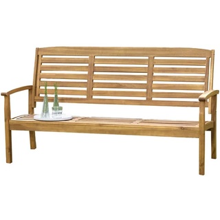 MERXX Gartenbank »Paraiba«, 3-Sitzer, BxTxH: 161 x 62 x 92 cm - braun