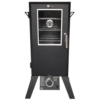 El Fuego Gasgrill "Portland W" von El Fuego® mit Sichtfenster, inkl. Gasschlauch und Druckminderer, mit viel Zubehör, Räuchergrill, Smoker, inkl. Wasserschale & Smokebox, AY 3173