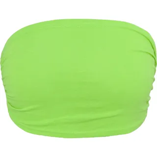 URBAN CLASSICS Ladies Neon Bandeau Top Grün XS