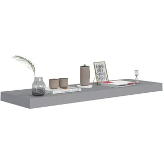 vidaXL Wandregal 80 x 23,5 x 3,8 cm Grau