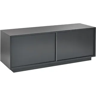 Beliani Oxnard Sideboard 120 x 40 x 46 cm Schwarz/Gold MDF/Metall