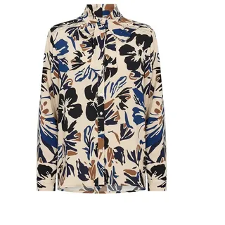 soyaconcept Blusenponcho soyaconcept / Da. Bluse / SC-ANNEMAI 2 blau S (36)