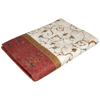 Bassetti OPLONTIS Tischdecke aus 100% Baumwolle, Panama-Gewebe in der Farbe Rot v.8, Maße: 150x250 cm - 9275599