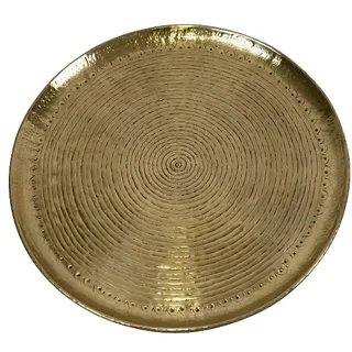 Tablett Circulo Ø 70cm Aluminium gold