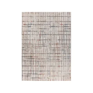 Kayoom Jaka 225 Kurzflorteppich 160 x 230 cm Creme/Multicolor