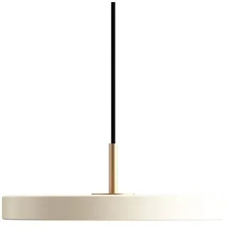 Umage Asteria Mini 1-flg. 31 cm dimmbar weiß/messing