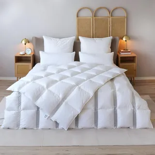 BEFA NATUR Made in Germany Primaloft Bio Clima Bettdecke 155x220 cm aus hochwertiger Daunenalternative, Winterdecke, Allergiker geeignet, Öko-Tex 100 Klasse 1 Zertifiziert