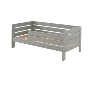 58 aufm Kessel Kinderbett Karie 70 x 140 cm MDF grau