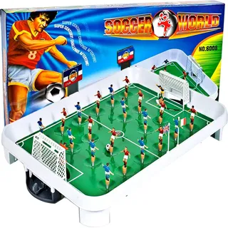 Malplay Tischfussball Tischkicker mit einer Anzeigetafel für Kinder ab 3 Jahren fur Jungen und Mädchen Geschenk