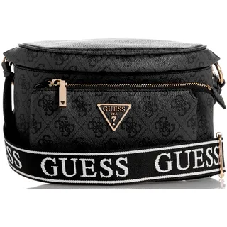 GUESS Damen Power Play Sling Tragetuch, Crossbody-Tasche, Kohle-Logo - Einheitsgröße