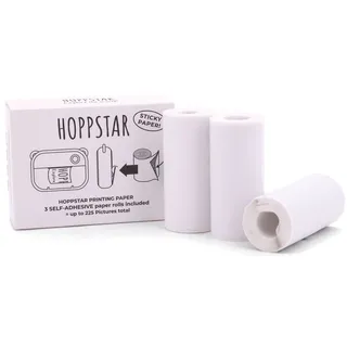 hoppstar Selbstklebend Papierrollen 3er Nachfüllpack white