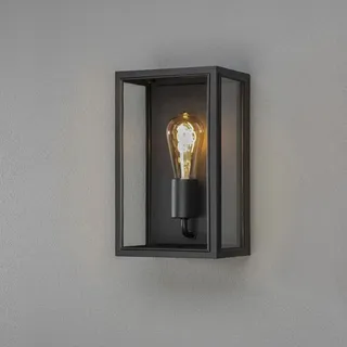 Konstsmide Carpi wall E27 schwarz/klar