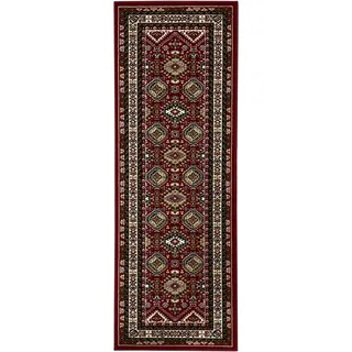OTTO home Diantha Kurzflorteppich 70 x 230 cm Rot