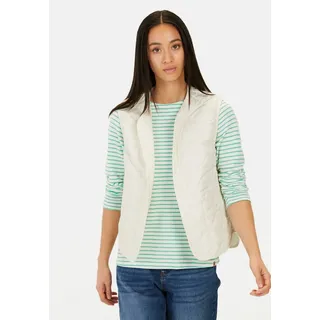 CAMEL ACTIVE Damen Steppweste aus recyceltem Polyester Knochenweiß, womenswear-36 - 36