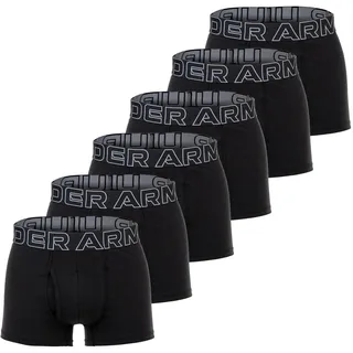 Under Armour Boxershorts Performance Cotton schwarz XXL 6er Pack