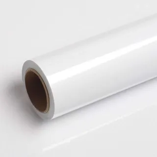 Livelynine 40CMx10M Klebefolie Möbel Weiss Hochglanzfolie Küchenschrank Folie Bekleben Möbel Folieren Küchenfolie Selbstklebende Tapete Weiß Glitzer Folie für Küche Tür Küchenfronten Abwaschbare