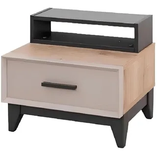 Xlmoebel Schubkastenkommode Roter Holzschrank mit Spiegel und viel Stauraum für Schlafzimmer (Kommode mit Spiegel, 1 St., Kommode mit Spiegel), Hergestellt in Europa rosa