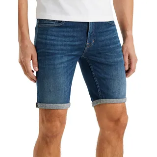 PME Legend Herren Jeans Short NIGHTFLIGHT Regular Fit Real Blau Rmb Normaler Bund Reißverschluss W 31