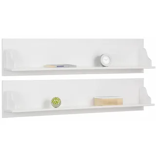 OTTO home Wandregal Melissa 120 x 0 x 0 cm Weiß