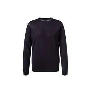 bugatti Herren Pullover blau unifarben, blau, NOS