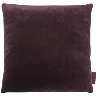 Magma Dekokissen Magma Kissen mit Füllung 40x40 cm Uni Einfarbig rot
