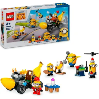 LEGO® Konstruktionsspielsteine Minions und das Bananen Auto (75580), LEGO Despicable Me, (136 St), Made in Europe bunt