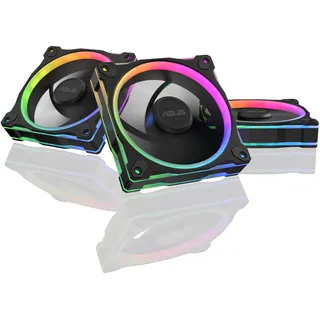 Asus PRIME MR120 ARGB Triple Pack Gehäuselüfter schwarz, 120 mm, PWM