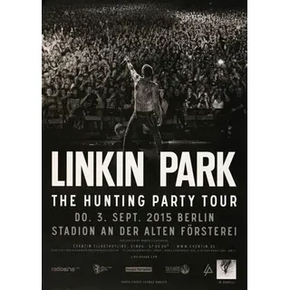 Linkin Park - Hunting Party, Berlin 2015 » Konzertplakat/Premium Poster | Live Konzert Veranstaltung | DIN A1 «