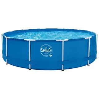 Frame Pool 366 x 91 cm blau mit Skimmer | Aufstellpool - Blau