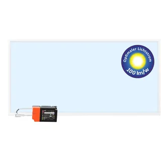 LECOM LED Panel XXL 120x60 Kaltweiß 6000K 6000lm LED Deckenpanel Tageslicht | Mit 6000 Lumen maximale Helligkeit für große Arbeitsbereiche – Ideale Beleuchtung für Büros und Geschäftseinrichtungen.