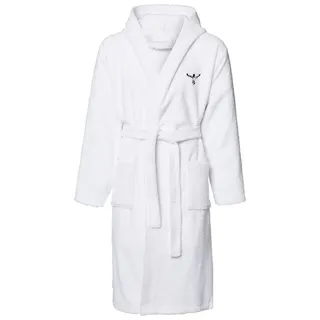 Chiemsee Bademantel Bathrobe Unisex, Baumwolle weiß XXXL