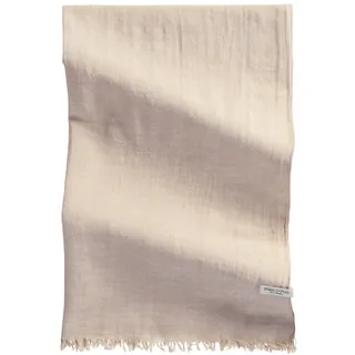 Marc O'Polo Schal MARC O'POLO "aus fein gewebtem Double-Face", Herren, beige (light oat), Obermaterial: 75% Wolle, 25% Polyamid, unifarben, Modetücher Schal