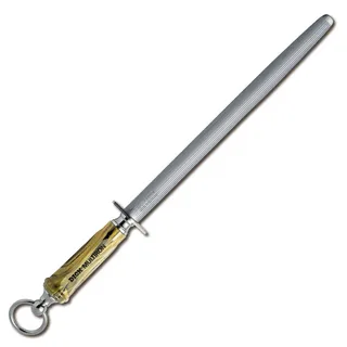Friedr. Dick F. DICK Kochwetzstahl Multiron oval 30 cm Wetzstahl Oberflächenhärte 65° HRC, Schleifwerkzeug für Kochmesser) 76503300