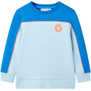 vidaXL Kinder-Sweatshirt Knallblau Hellblau 116