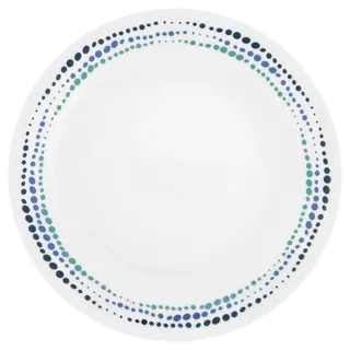 Corelle Livingware Ocean Blues 8.5 Lunch Plate (Set of 8) by Corelle Coordinates