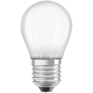 OSRAM Dimmbare Filament LED Lampe mit E27 Sockel, Warmweiss (2700K), Tropfenform, 2.8W, Ersatz für 25W-Glühbirne, matt, LED Retrofit CLASSIC P DIM