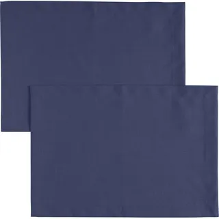 Erwin Müller Platzset Tischset "Madrid" 2er-Pack, fleckabweisend Uni blau