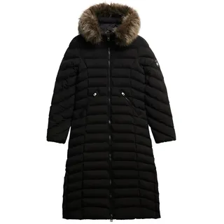 Superdry Fuji Longline Jacke Schwarz S