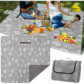 Wasserdichte Picknickdecke 200x200 Xxl Outdoor-stranddecke, Sandfreie Strandmatte, Campingdecke