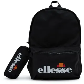 Ellesse Freizeitrucksack RALFA BACKPACK & PENCIL CASE (2-tlg), für Erwachsene, sportlicher Stil, aus Polyester, zweiteiliges Set schwarz