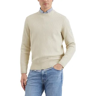 Marc O'Polo Herren Pullover aus Bio-Baumwolle Leichter Rippstrick - XL