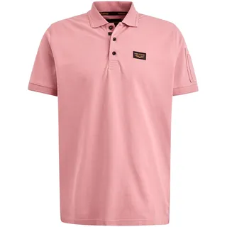 Poloshirt PME LEGEND "Short sleeve polo Trackway" Gr. XXL, rosa (dusty rose) Herren Shirts Kurzarm