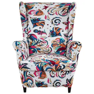 Zyronn Sesselhusse 2-Teilig Ohrensessel Überzug, Sessel-Überwürfe Ohrensessel, Elastisch, Sofa Armlehnenbezüge Schonbezug Hussen für Lesesessel Relaxsessel