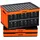 Klappbox 45 L 3-tlg Orange/Schwarz