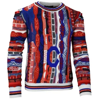 CARLO COLUCCI Rundhalspullover Casatta rot 122/128