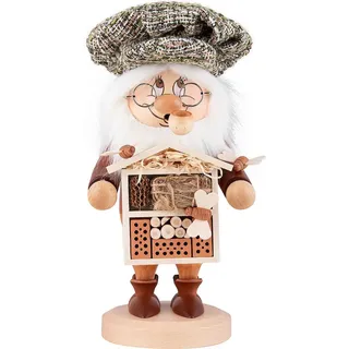 Christian Ulbricht Räuchermann Wichtel Insektenfreund 28 cm beige