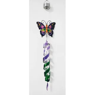I-GLOW Solar Windspiel "Schmetterling"