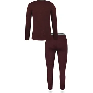 normani Outdoor Sports Merino Unterwäsche-Set Mandurah/Perth Rot XL